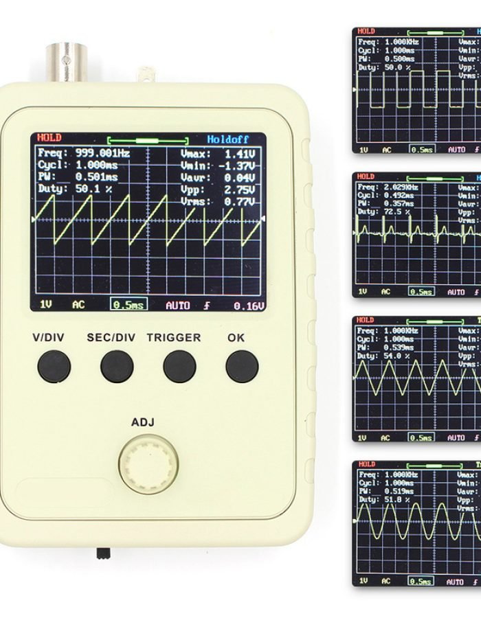 Oscilloscope electronic teaching and training DIY kit